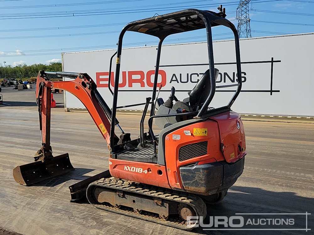 2018 Kubota KX018-4 - Mini ekskavatör: fotoğraf 3 2018 Kubota KX018-4 - Mini ekskavatör: fotoğraf 3
