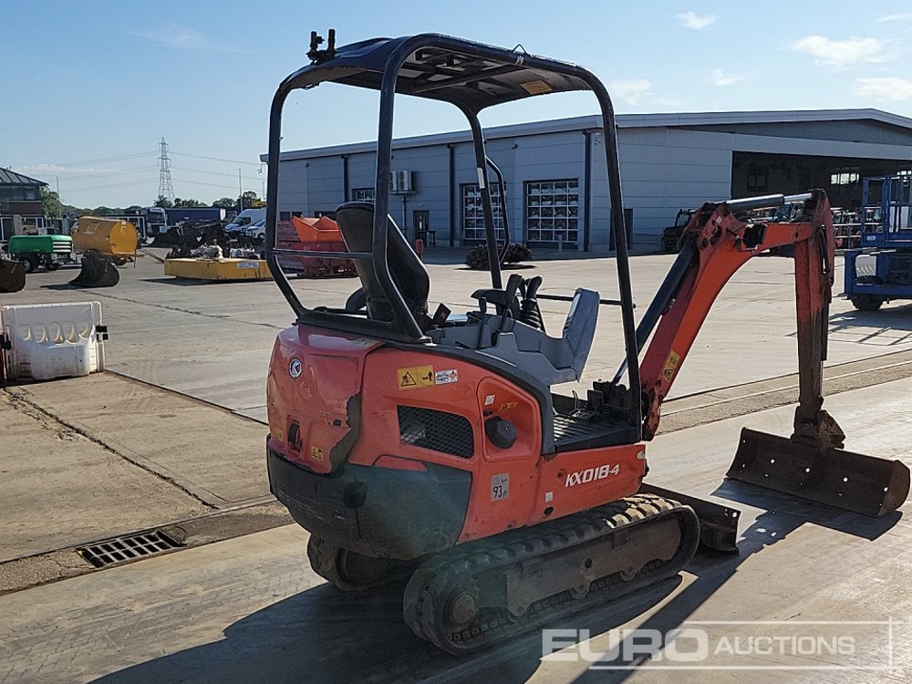 2018 Kubota KX018-4 - Mini ekskavatör: fotoğraf 5 2018 Kubota KX018-4 - Mini ekskavatör: fotoğraf 5