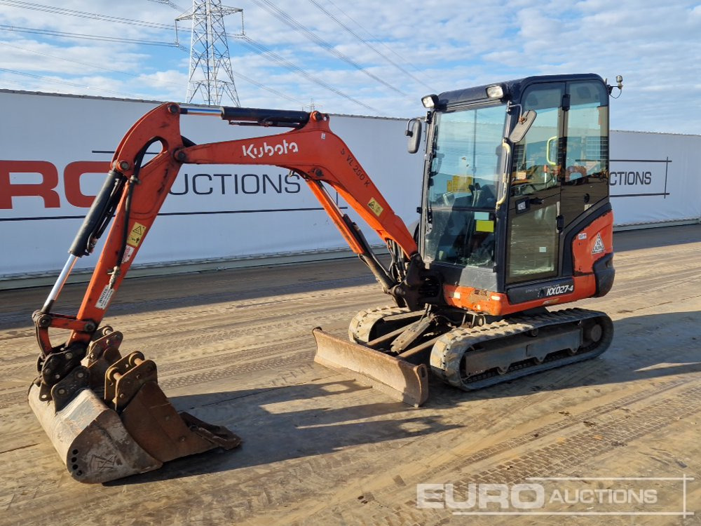 2018 Kubota KX027-4 - Mini ekskavatör: fotoğraf 1 2018 Kubota KX027-4 - Mini ekskavatör: fotoğraf 1