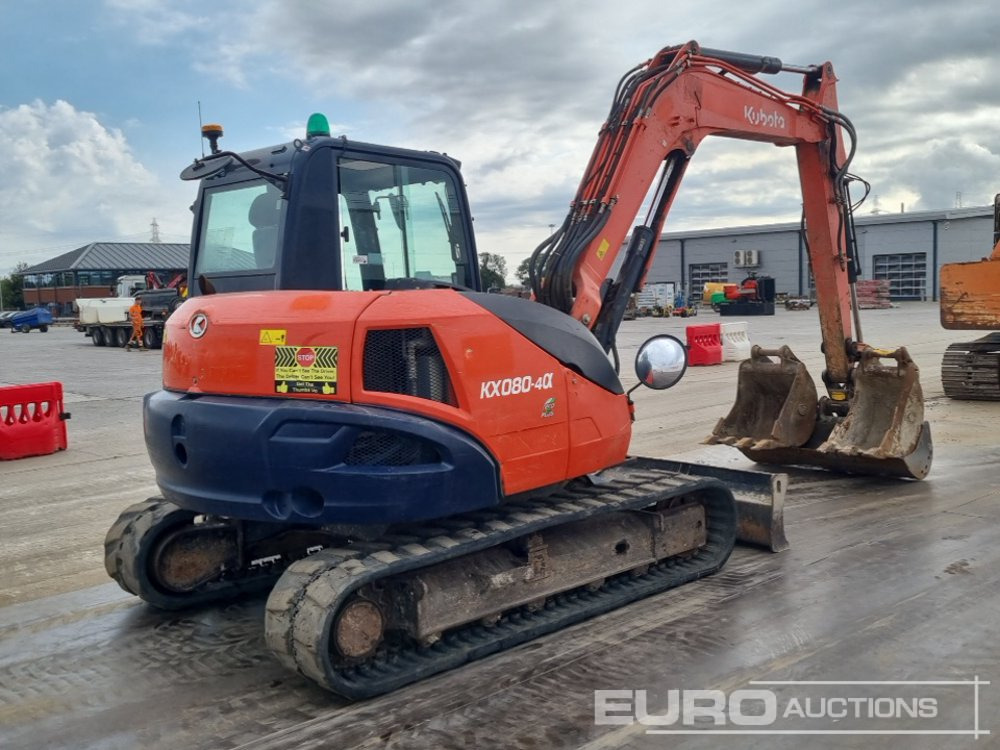 2018 Kubota KX080-4A - Mini ekskavatör: fotoğraf 5 2018 Kubota KX080-4A - Mini ekskavatör: fotoğraf 5