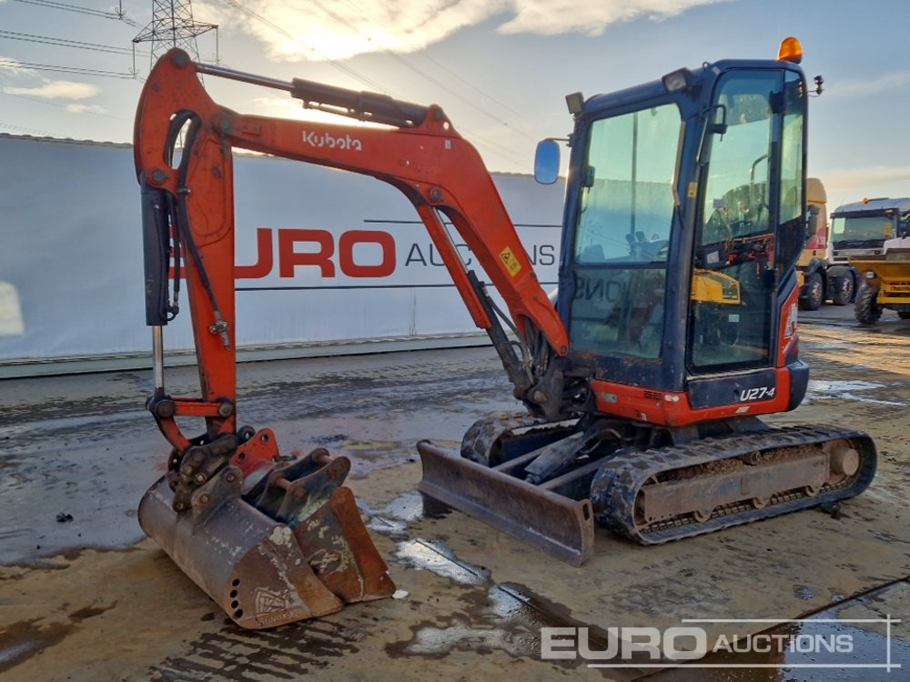 2018 Kubota U27-4 - Mini ekskavatör: fotoğraf 1 2018 Kubota U27-4 - Mini ekskavatör: fotoğraf 1