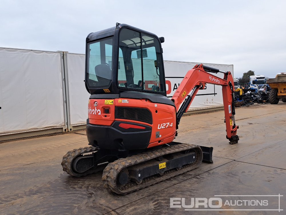 2018 Kubota U27.4 - Mini ekskavatör: fotoğraf 5 2018 Kubota U27.4 - Mini ekskavatör: fotoğraf 5