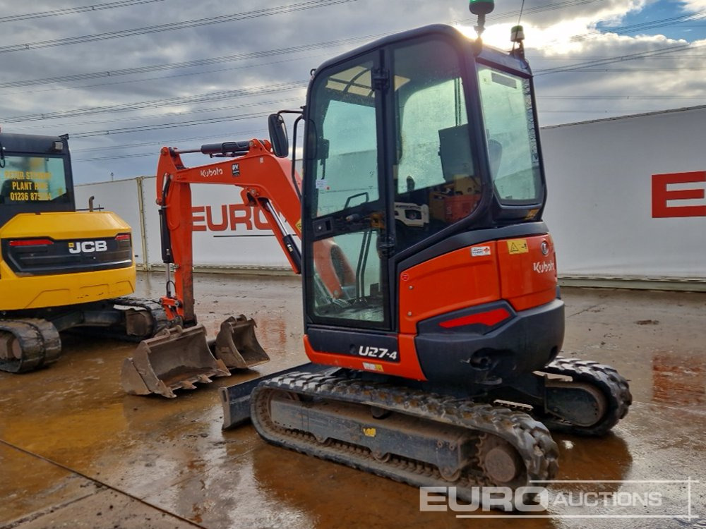 2018 Kubota U27-4 - Mini ekskavatör: fotoğraf 3 2018 Kubota U27-4 - Mini ekskavatör: fotoğraf 3