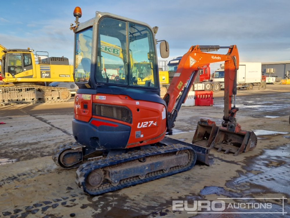 2018 Kubota U27-4 - Mini ekskavatör: fotoğraf 5 2018 Kubota U27-4 - Mini ekskavatör: fotoğraf 5