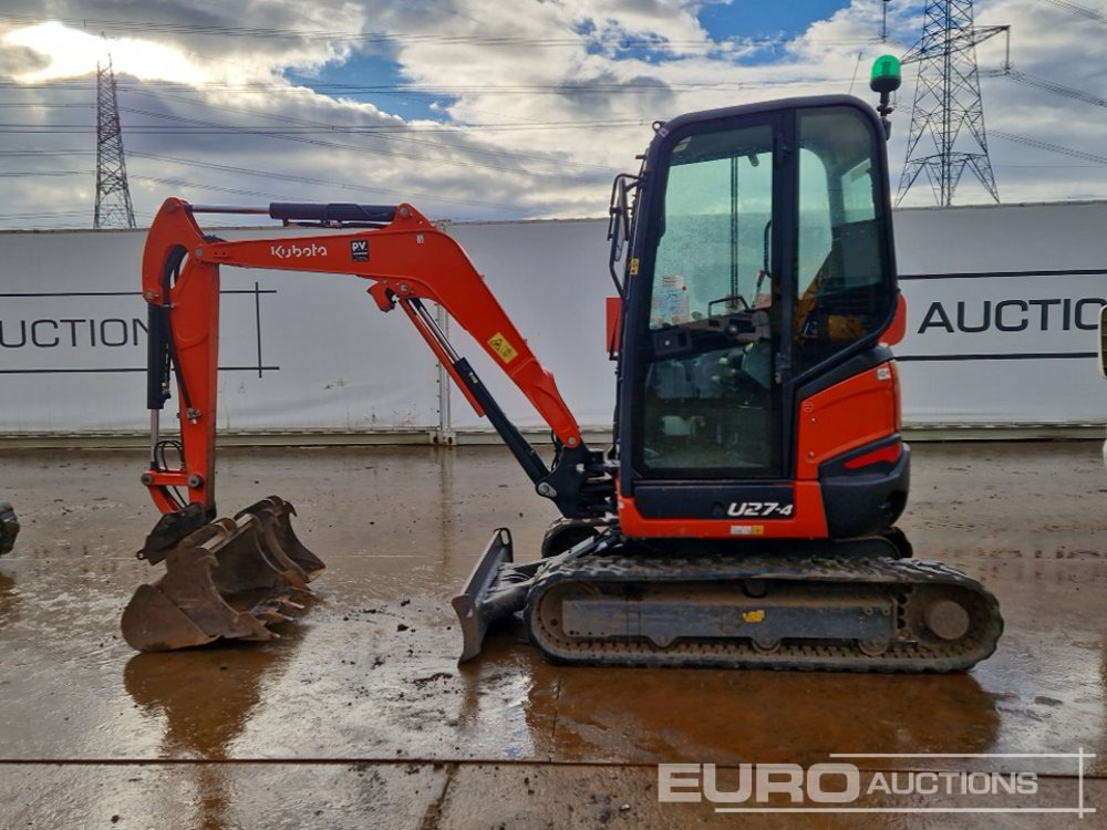 2018 Kubota U27-4 - Mini ekskavatör: fotoğraf 2 2018 Kubota U27-4 - Mini ekskavatör: fotoğraf 2