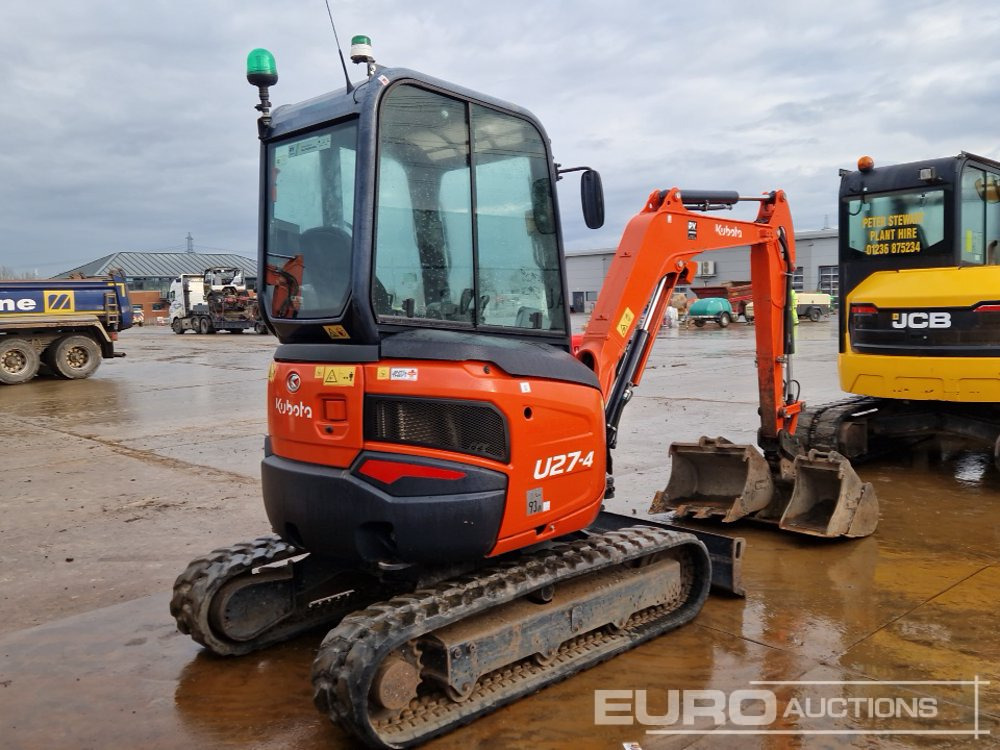 2018 Kubota U27-4 - Mini ekskavatör: fotoğraf 5 2018 Kubota U27-4 - Mini ekskavatör: fotoğraf 5