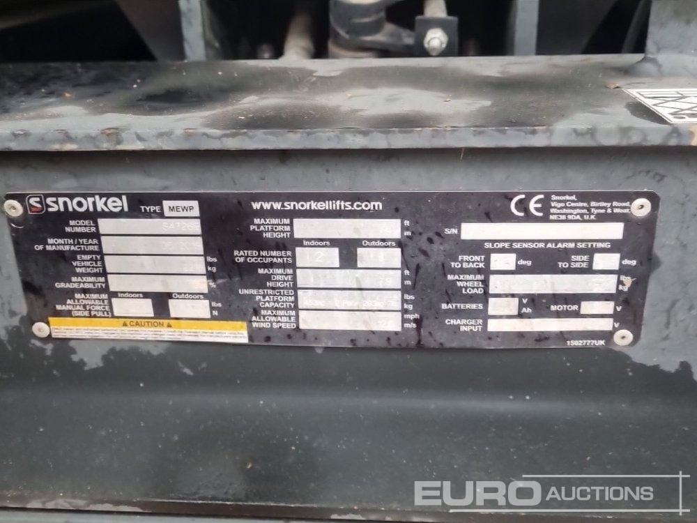 Araçüstü platform 2018 Snorkel S4726E: fotoğraf 28 Araçüstü platform 2018 Snorkel S4726E: fotoğraf 28