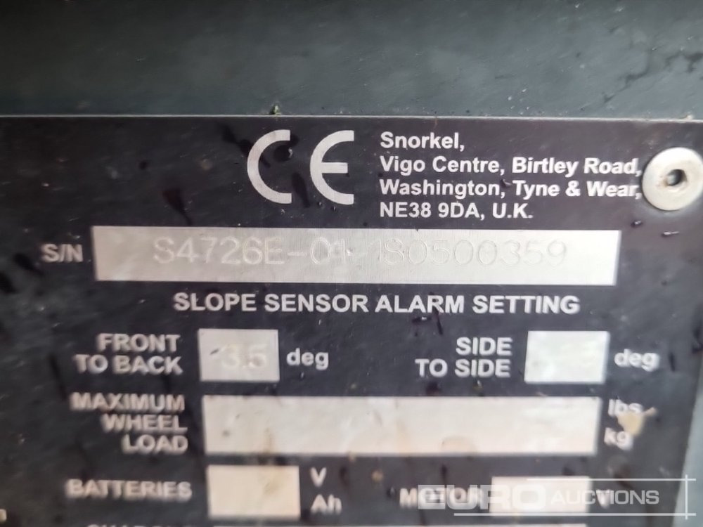 Araçüstü platform 2018 Snorkel S4726E: fotoğraf 29 Araçüstü platform 2018 Snorkel S4726E: fotoğraf 29