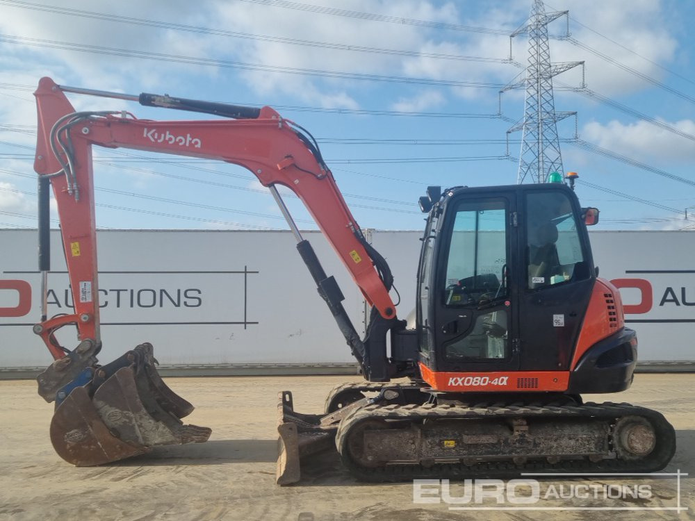 2019 Kubota KX080-4A - Mini ekskavatör: fotoğraf 2 2019 Kubota KX080-4A - Mini ekskavatör: fotoğraf 2