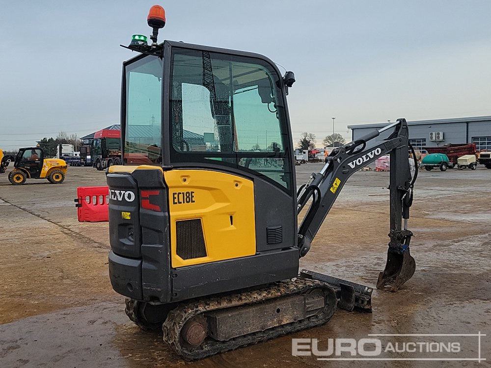 2019 Volvo EC18E - Mini ekskavatör: fotoğraf 5 2019 Volvo EC18E - Mini ekskavatör: fotoğraf 5