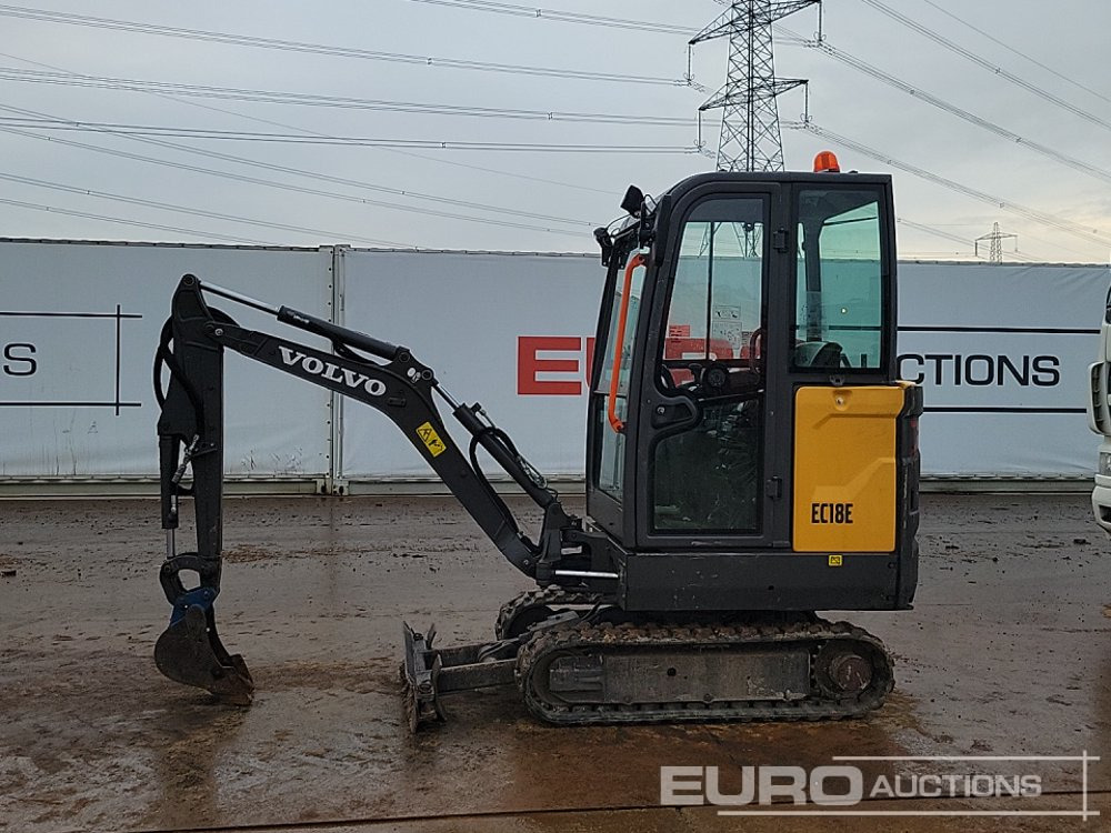 2019 Volvo EC18E - Mini ekskavatör: fotoğraf 2 2019 Volvo EC18E - Mini ekskavatör: fotoğraf 2