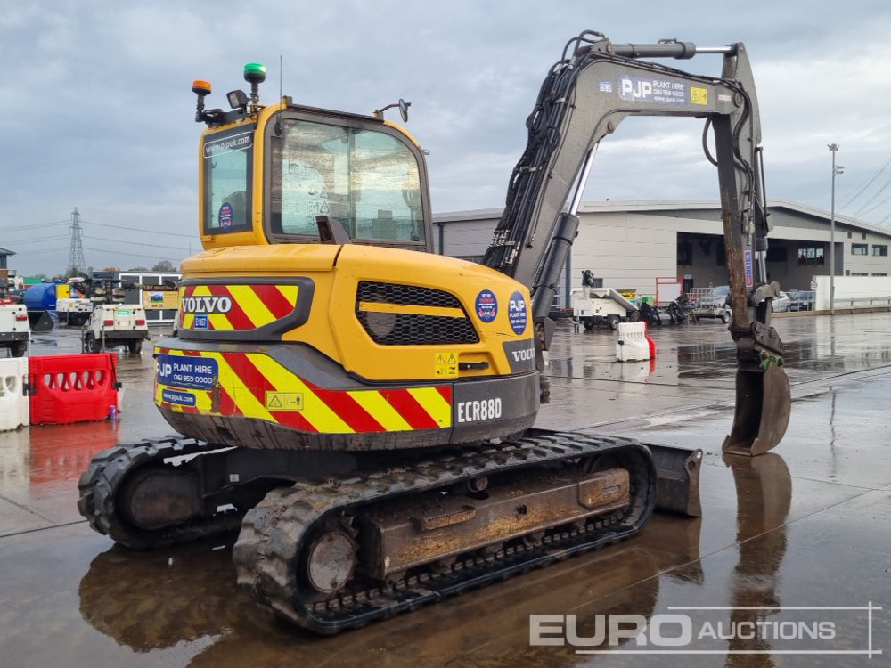 2019 Volvo ECR88D - Mini ekskavatör: fotoğraf 5 2019 Volvo ECR88D - Mini ekskavatör: fotoğraf 5