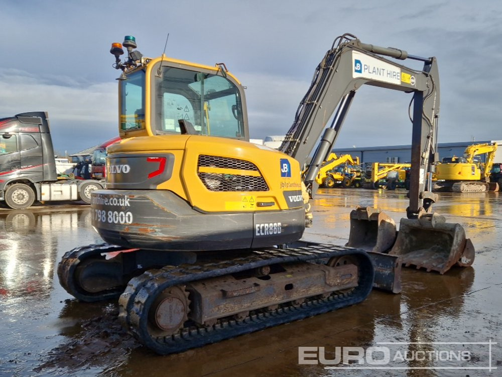 2019 Volvo ECR88D - Mini ekskavatör: fotoğraf 5 2019 Volvo ECR88D - Mini ekskavatör: fotoğraf 5