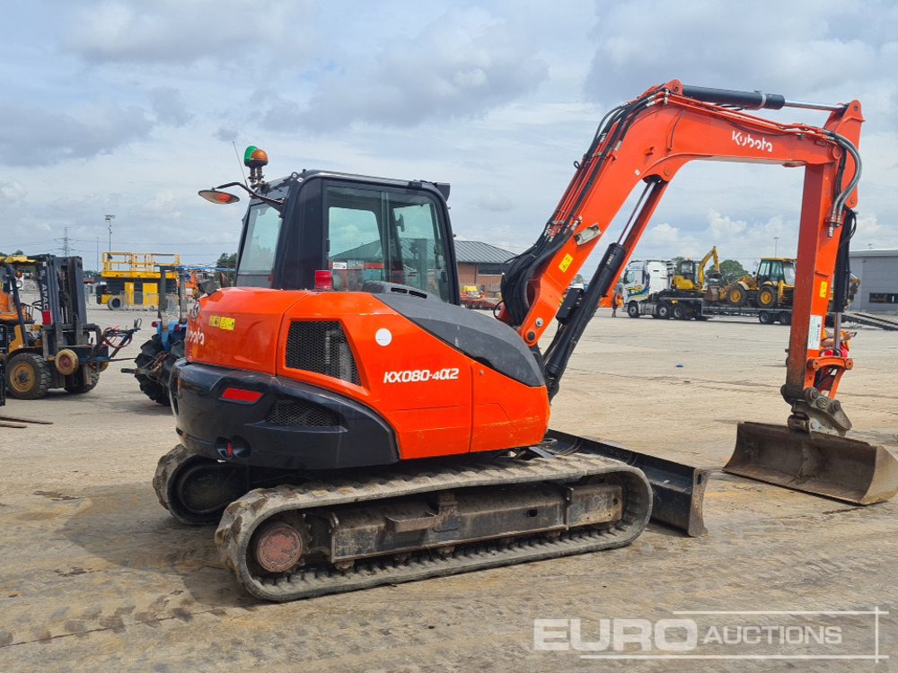 2020 Kubota KX080-4A2 - Mini ekskavatör: fotoğraf 5 2020 Kubota KX080-4A2 - Mini ekskavatör: fotoğraf 5