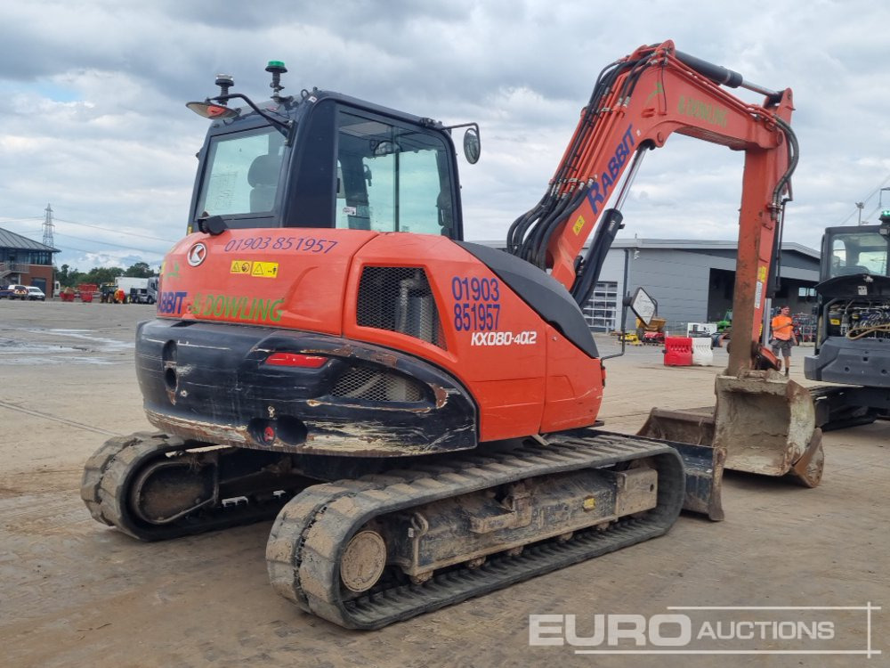 2020 Kubota KX080-4A2 - Mini ekskavatör: fotoğraf 5 2020 Kubota KX080-4A2 - Mini ekskavatör: fotoğraf 5