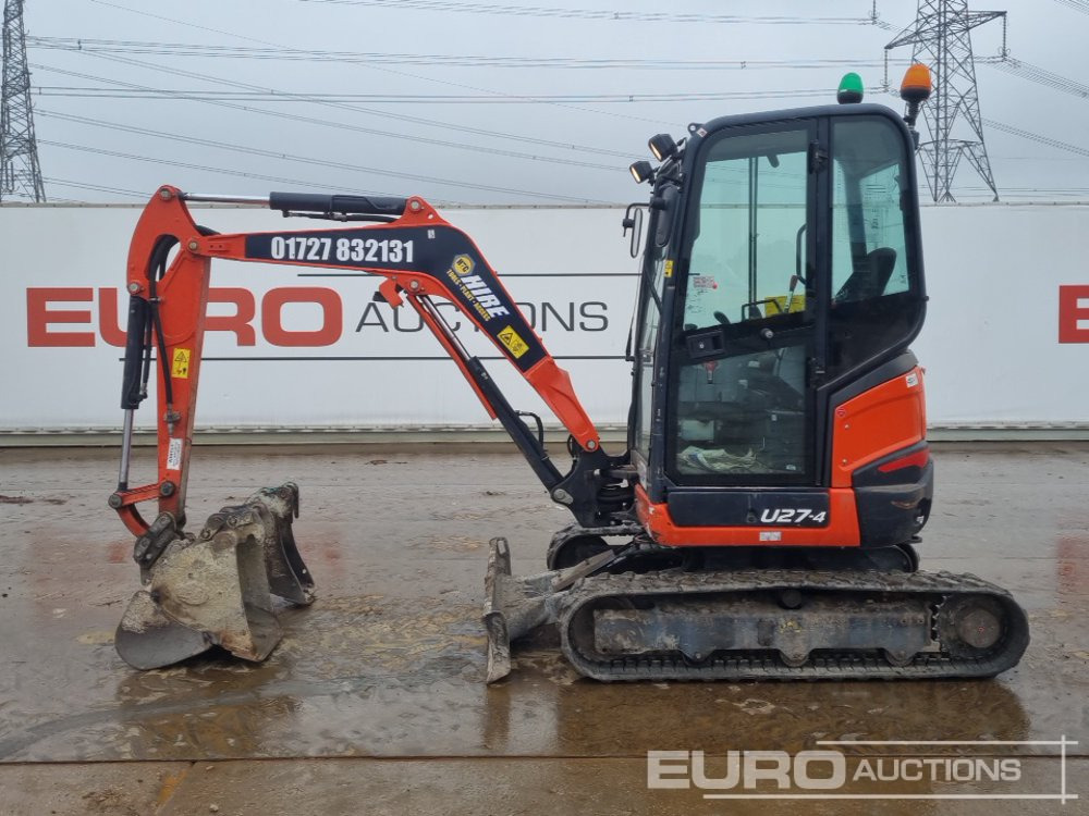 2020 Kubota U27-4 - Mini ekskavatör: fotoğraf 2 2020 Kubota U27-4 - Mini ekskavatör: fotoğraf 2