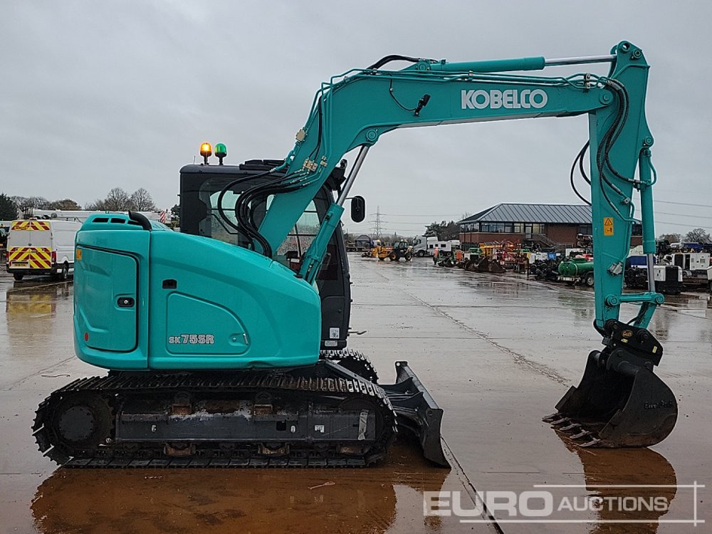 Mini ekskavatör 2021 Kobelco SK75SR-7: fotoğraf 6