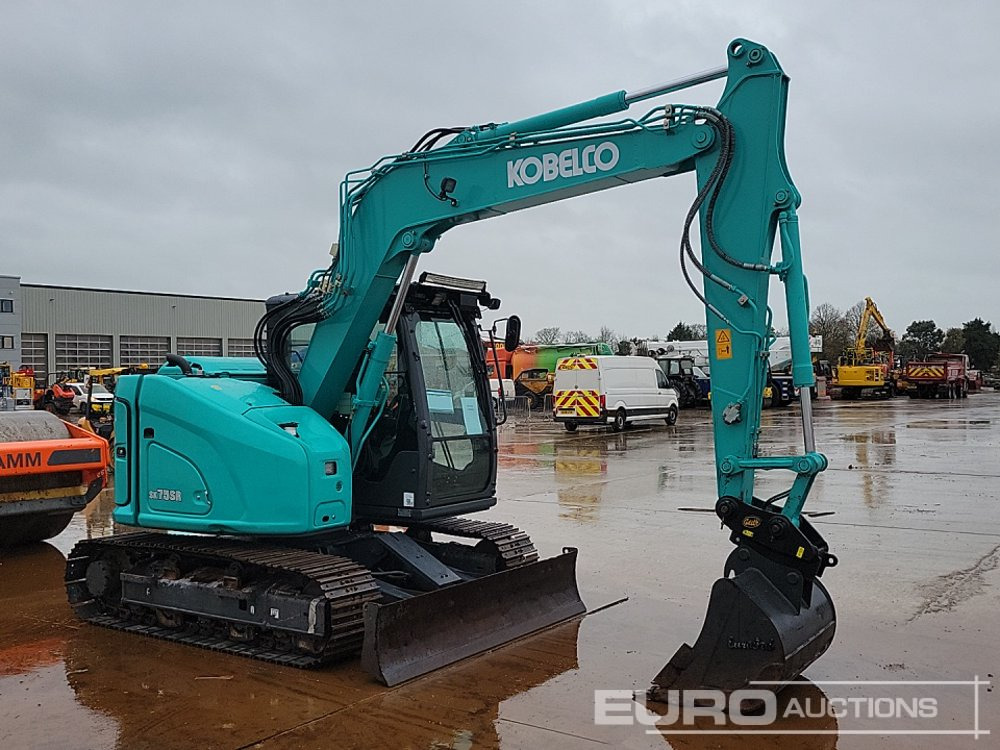 Mini ekskavatör 2021 Kobelco SK75SR-7: fotoğraf 7