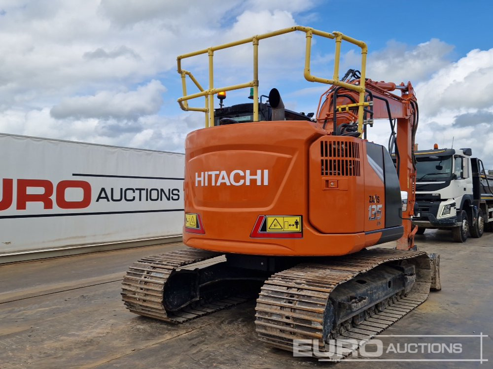 2022 Hitachi ZX135USBL-7 - Paletli ekskavatör: fotoğraf 5 2022 Hitachi ZX135USBL-7 - Paletli ekskavatör: fotoğraf 5