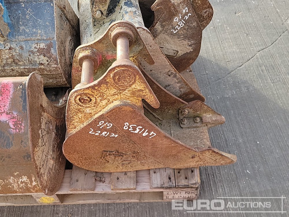 Kova 24", 24", 24", 12", 10", 10" Digging Bucket 30-35mm Pin to suit Mini Excavator: fotoğraf 18