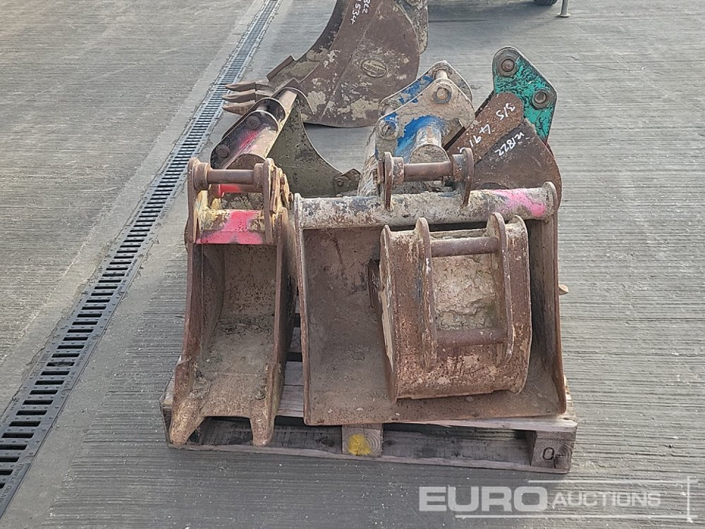 Kova 24", 24", 24", 12", 10", 10" Digging Bucket 30-35mm Pin to suit Mini Excavator: fotoğraf 6