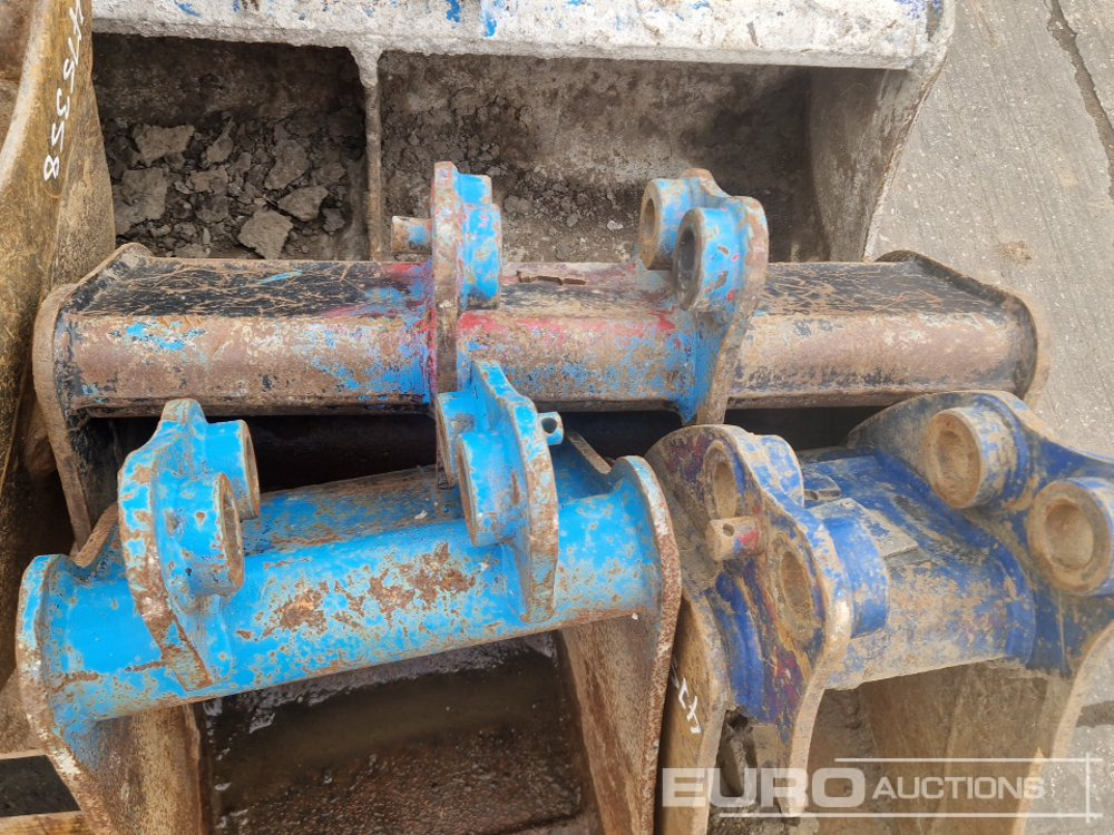 Kova 36", 30", 24" Ditching, 12", 12", 10" Digging Bucket 25/30mm Pin to suit Mini Excavator: fotoğraf 10