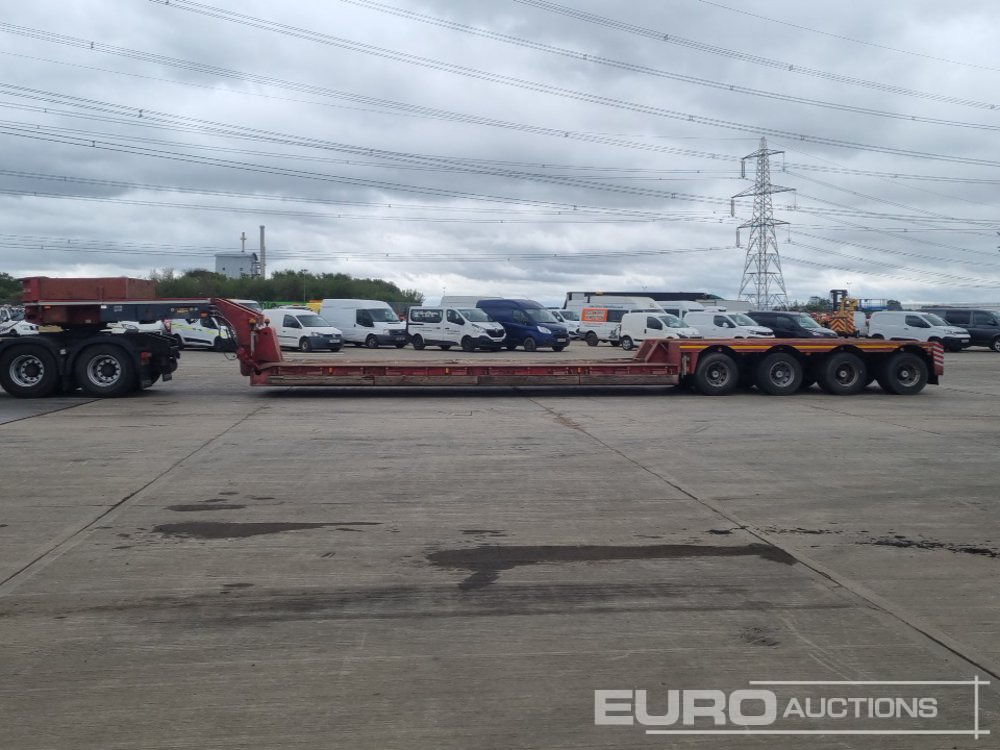 4 Axle Drop Neck Low Loader Trailer, Power Steer, 3" Pin - Alçak çerçeveli platform dorse: fotoğraf 2 4 Axle Drop Neck Low Loader Trailer, Power Steer, 3" Pin - Alçak çerçeveli platform dorse: fotoğraf 2