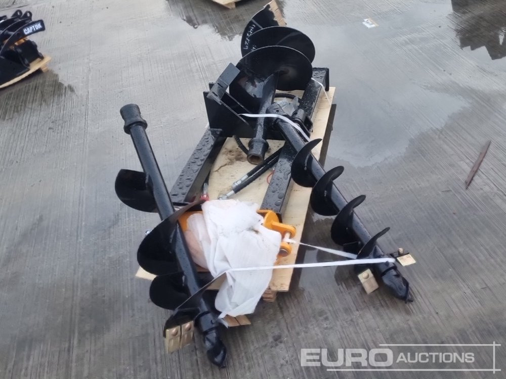 Unused 2025 Captok 400mm, 300mm 200mm Hydraulic Auger Flight, Drive & Frame to suit Skidsteer Loader - Ataşman - Ekskavatör: fotoğraf 2 Unused 2025 Captok 400mm, 300mm 200mm Hydraulic Auger Flight, Drive & Frame to suit Skidsteer Loader - Ataşman - Ekskavatör: fotoğraf 2