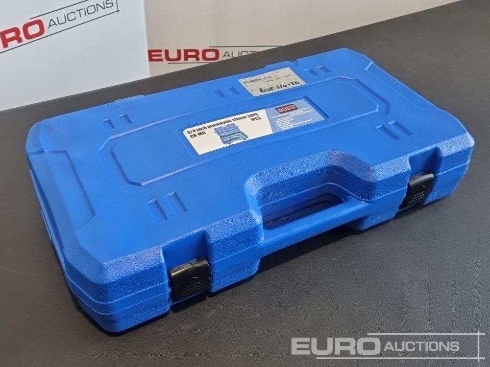 Boss 3/4" 30pc Heavy Duty Pneumatic Socket Set, 4" Connecting Rod, 8" Connecting Rod, Ratchet Wrench, 20" Sliding Rod, 18" Bending Rod Universal Coupling, Adapter1-3/4" - Garaj ekipman: fotoğraf 1 Boss 3/4" 30pc Heavy Duty Pneumatic Socket Set, 4" Connecting Rod, 8" Connecting Rod, Ratchet Wrench, 20" Sliding Rod, 18" Bending Rod Universal Coupling, Adapter1-3/4" - Garaj ekipman: fotoğraf 1