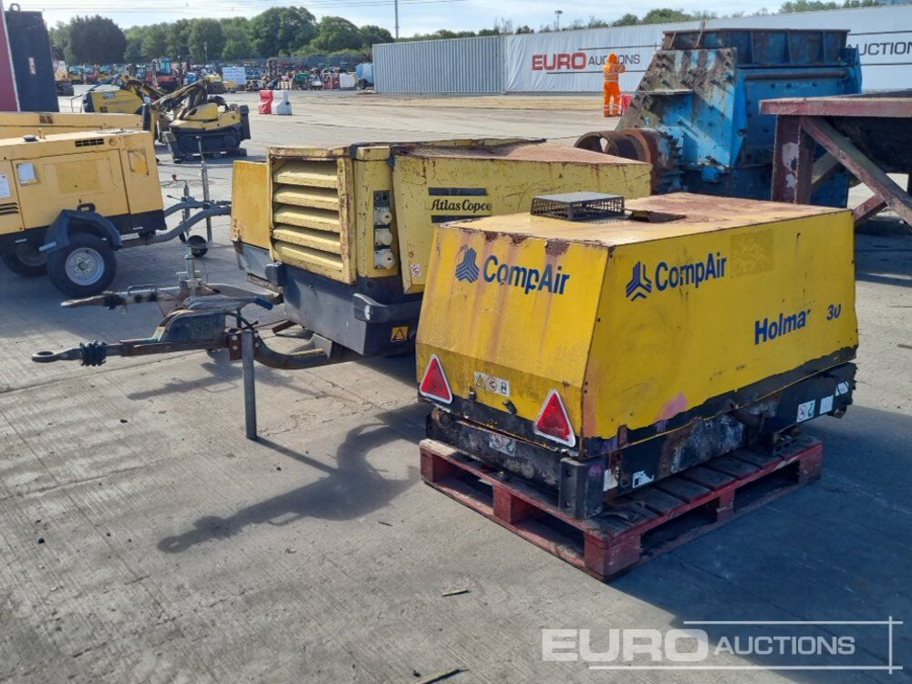 Comp Air Compressor (Engine Missing), Atlas Copco Single Axle Compressor (Engine Missing), Comp Air Single Axle Compressor (Engine Missing) - Hava kompresörü: fotoğraf 1 Comp Air Compressor (Engine Missing), Atlas Copco Single Axle Compressor (Engine Missing), Comp Air Single Axle Compressor (Engine Missing) - Hava kompresörü: fotoğraf 1