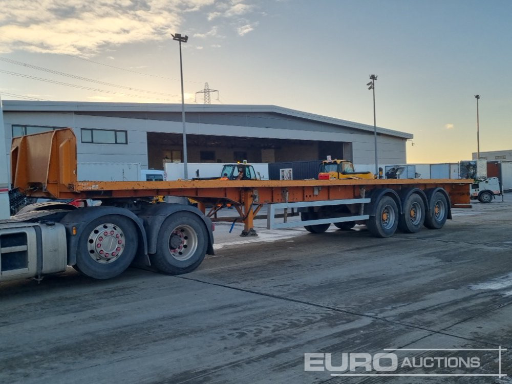Dennison Tri Axle Flatbed Trailer - Açık/ Sal dorse: fotoğraf 1 Dennison Tri Axle Flatbed Trailer - Açık/ Sal dorse: fotoğraf 1