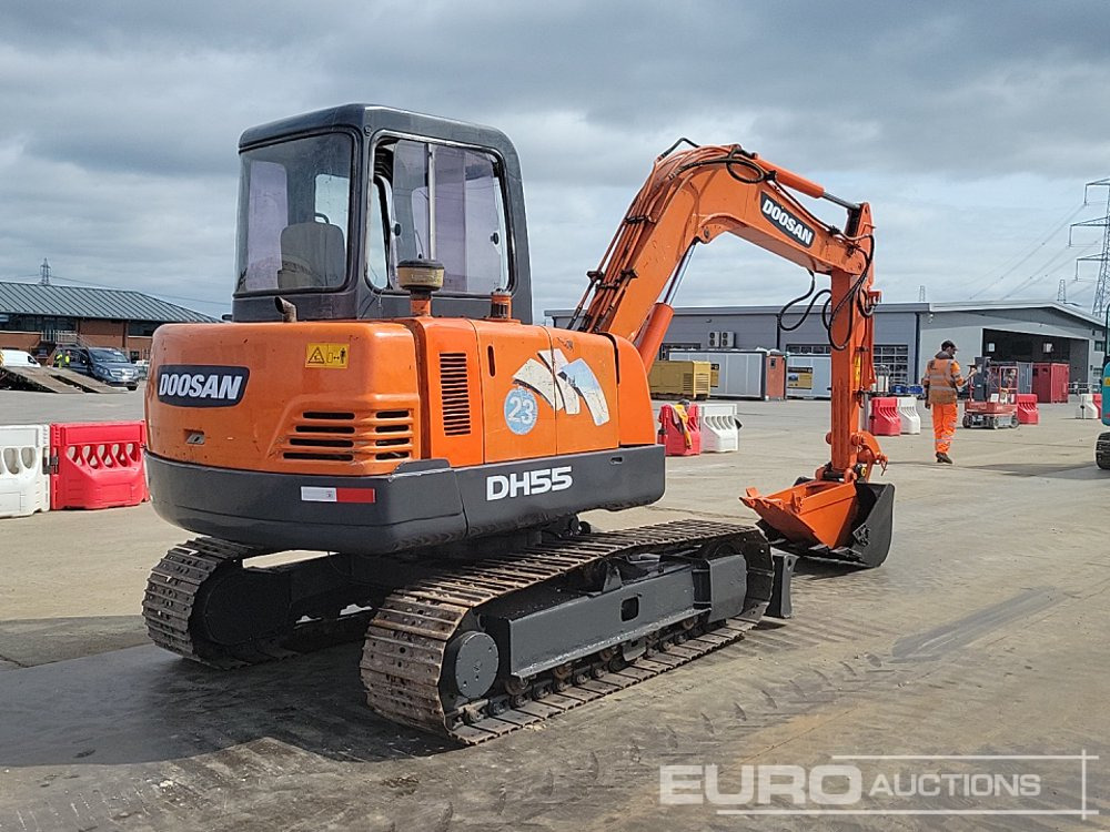 Doosan DH55-V - Mini ekskavatör: fotoğraf 5 Doosan DH55-V - Mini ekskavatör: fotoğraf 5