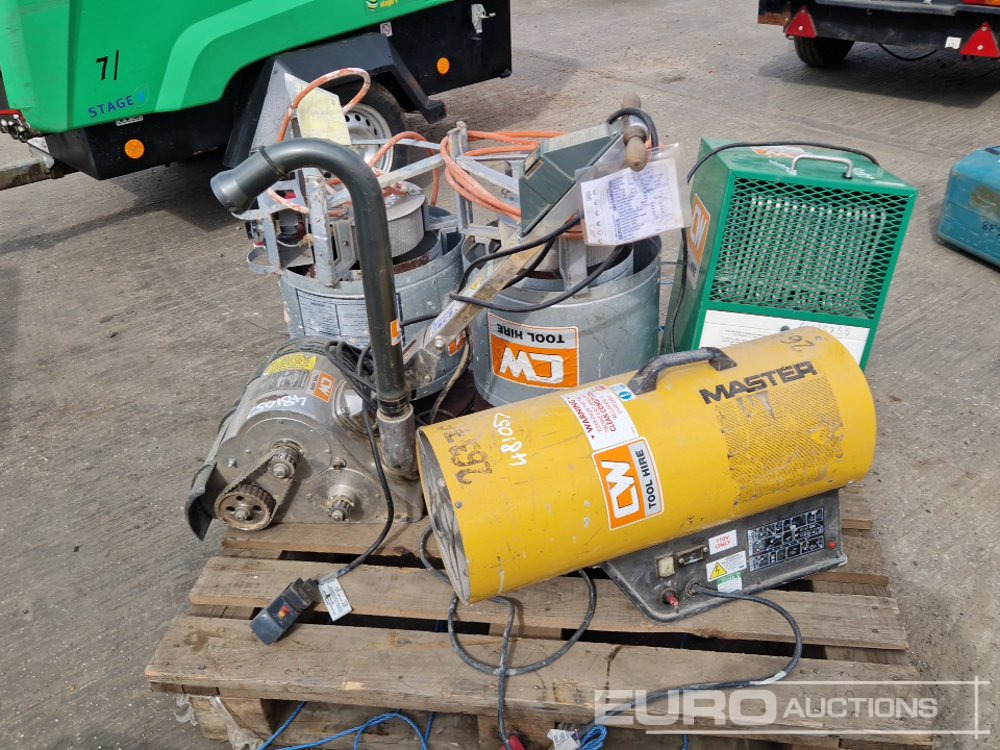 İnşaat ekipmanı Gas Space Heater (3 of), 230Volt Dehumidifier, 110Volt Floor Sander: fotoğraf 8