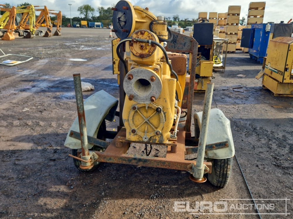 Hilta 4" Single Axle Water Pump, Hatz Engine - Su pompasi: fotoğraf 4 Hilta 4" Single Axle Water Pump, Hatz Engine - Su pompasi: fotoğraf 4