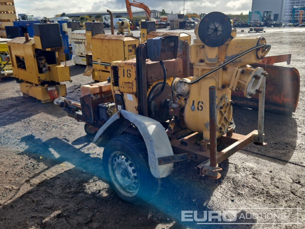 Hilta 4" Single Axle Water Pump, Hatz Engine - Su pompasi: fotoğraf 3 Hilta 4" Single Axle Water Pump, Hatz Engine - Su pompasi: fotoğraf 3