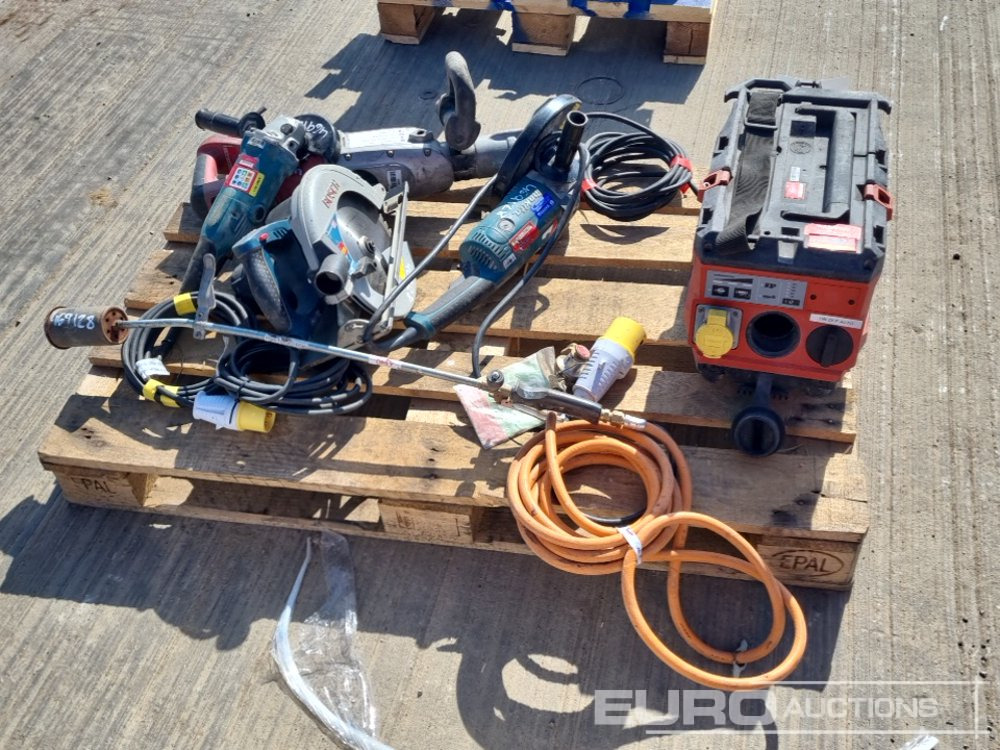 Hilti VC40-UM 110 Volt Vacuum Cleaner, Milwaukee 110Volt Hand Held Breaker, Makita 110Volt Angle Grinder (2 of), Bosh 110 Volt Circular Saw, Propane Burner & Regulator - İnşaat ekipmanı: fotoğraf 4 Hilti VC40-UM 110 Volt Vacuum Cleaner, Milwaukee 110Volt Hand Held Breaker, Makita 110Volt Angle Grinder (2 of), Bosh 110 Volt Circular Saw, Propane Burner & Regulator - İnşaat ekipmanı: fotoğraf 4