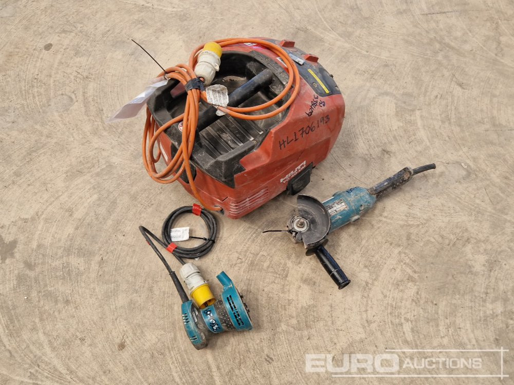 Hilti Vacuum, Makita Sander & Grinder (3 of)(Spares) - İnşaat ekipmanı: fotoğraf 1 Hilti Vacuum, Makita Sander & Grinder (3 of)(Spares) - İnşaat ekipmanı: fotoğraf 1