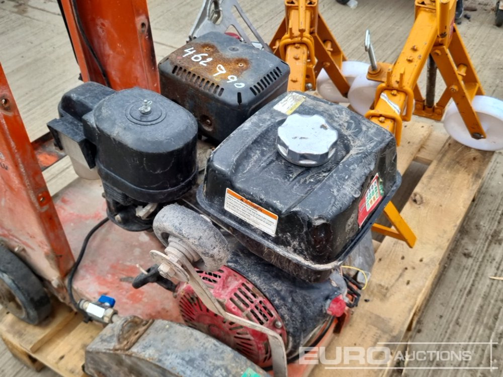 Asfalt döşeme aracı Husqvarna Walk Behind Petrol Floor Saw, Probst Vacuum Lift & Manhole Cover Lifter (2 of): fotoğraf 9