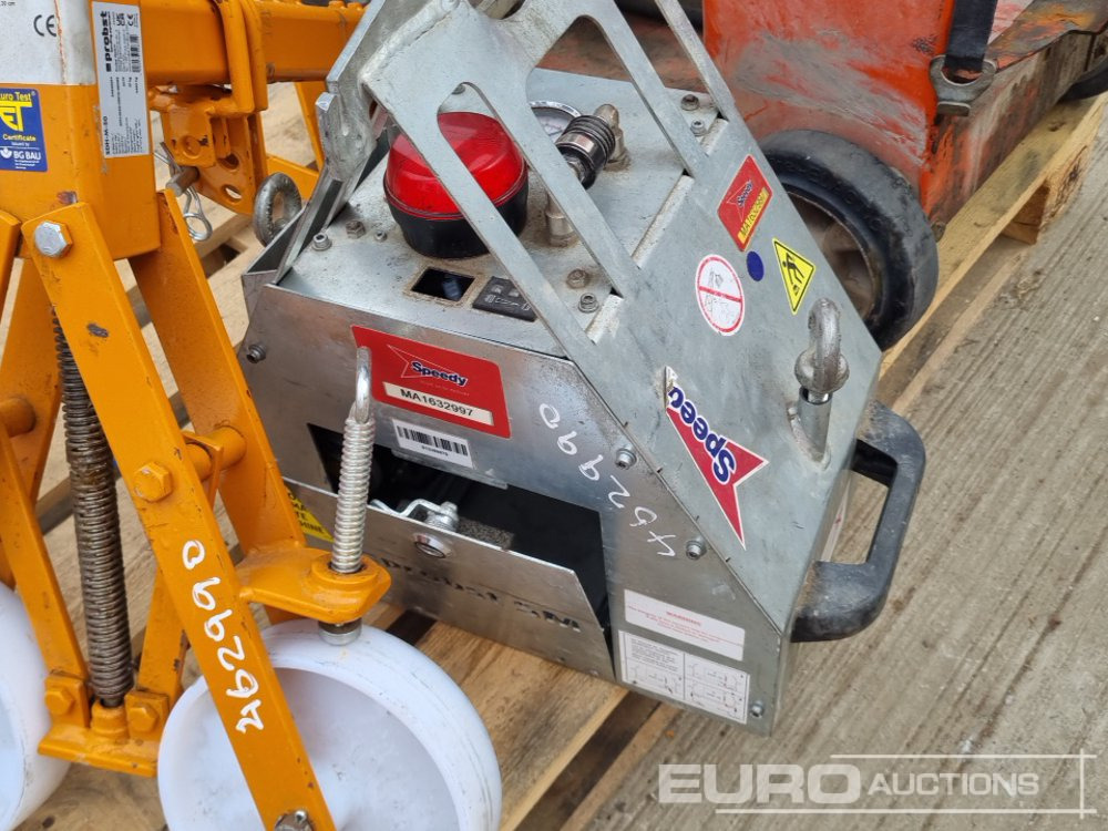 Asfalt döşeme aracı Husqvarna Walk Behind Petrol Floor Saw, Probst Vacuum Lift & Manhole Cover Lifter (2 of): fotoğraf 16