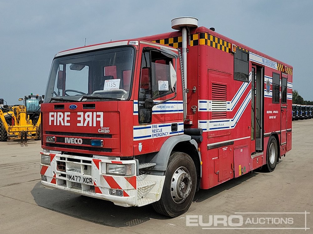 Iveco Ford Super Cargo 170E23, 4x2 Fire Unit, On Board CompressoR, (For Export or Breaking Use Only, Cannot Be Used within UK) (Reg Docs Are NOT Available) - Yol süpürme aracı: fotoğraf 1 Iveco Ford Super Cargo 170E23, 4x2 Fire Unit, On Board CompressoR, (For Export or Breaking Use Only, Cannot Be Used within UK) (Reg Docs Are NOT Available) - Yol süpürme aracı: fotoğraf 1