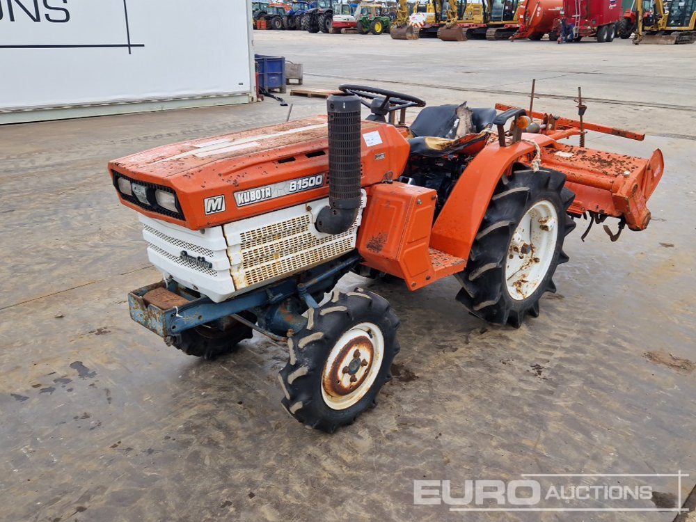 Kubota B1500 - Küçük traktör: fotoğraf 1 Kubota B1500 - Küçük traktör: fotoğraf 1