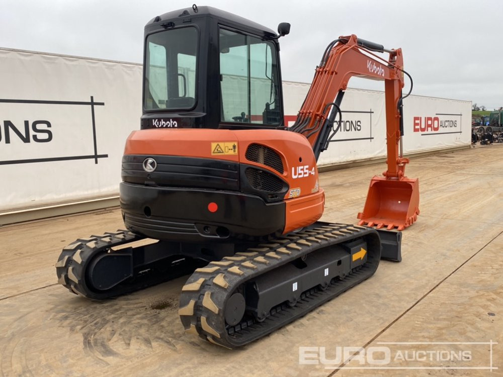 Kubota U55-4 - Mini ekskavatör: fotoğraf 5 Kubota U55-4 - Mini ekskavatör: fotoğraf 5