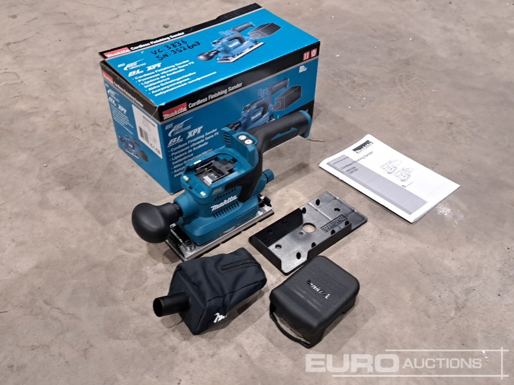 Makita 18 Volt Cordless Sander - Garaj ekipman: fotoğraf 3 Makita 18 Volt Cordless Sander - Garaj ekipman: fotoğraf 3
