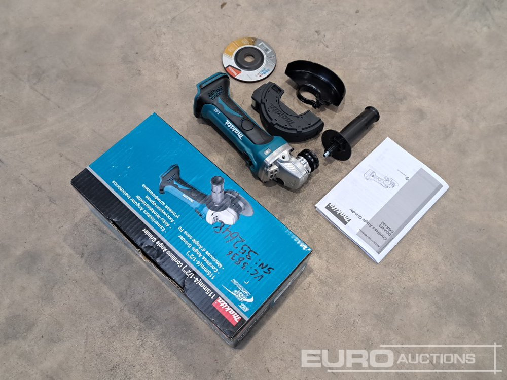 Makita Cordless Angle Grinder - Garaj ekipman: fotoğraf 5 Makita Cordless Angle Grinder - Garaj ekipman: fotoğraf 5
