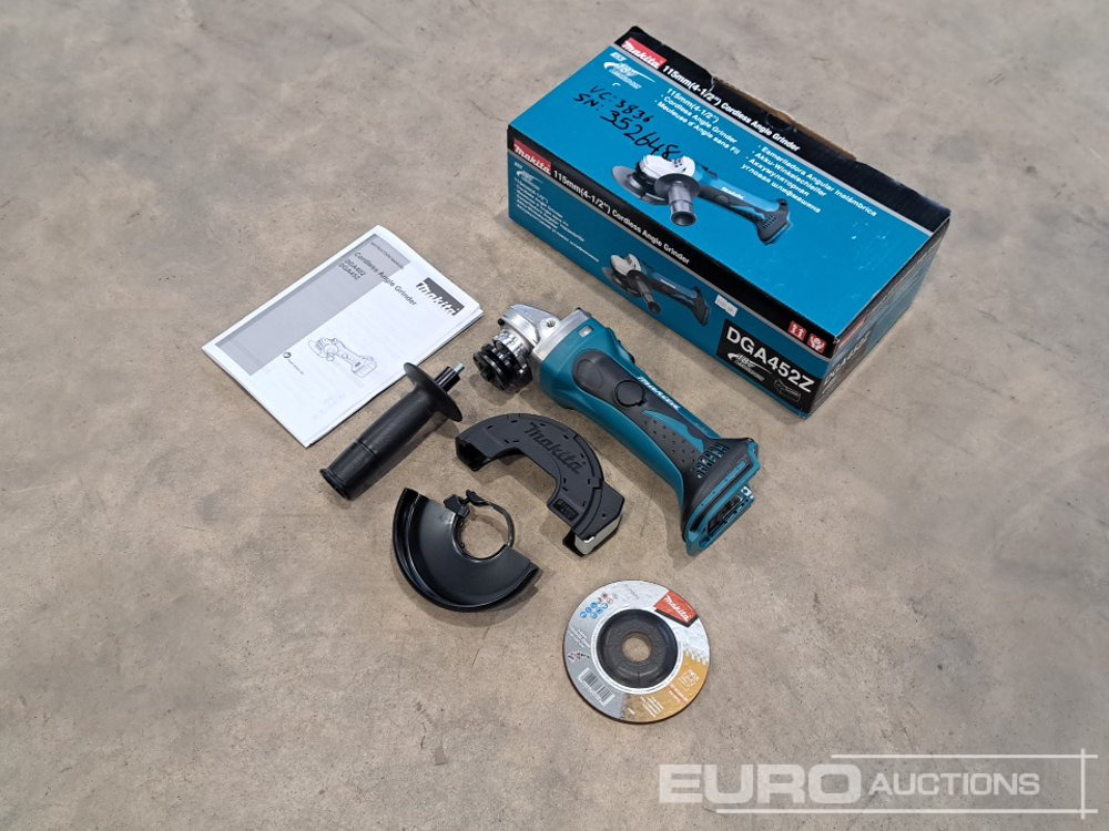 Makita Cordless Angle Grinder - Garaj ekipman: fotoğraf 1 Makita Cordless Angle Grinder - Garaj ekipman: fotoğraf 1