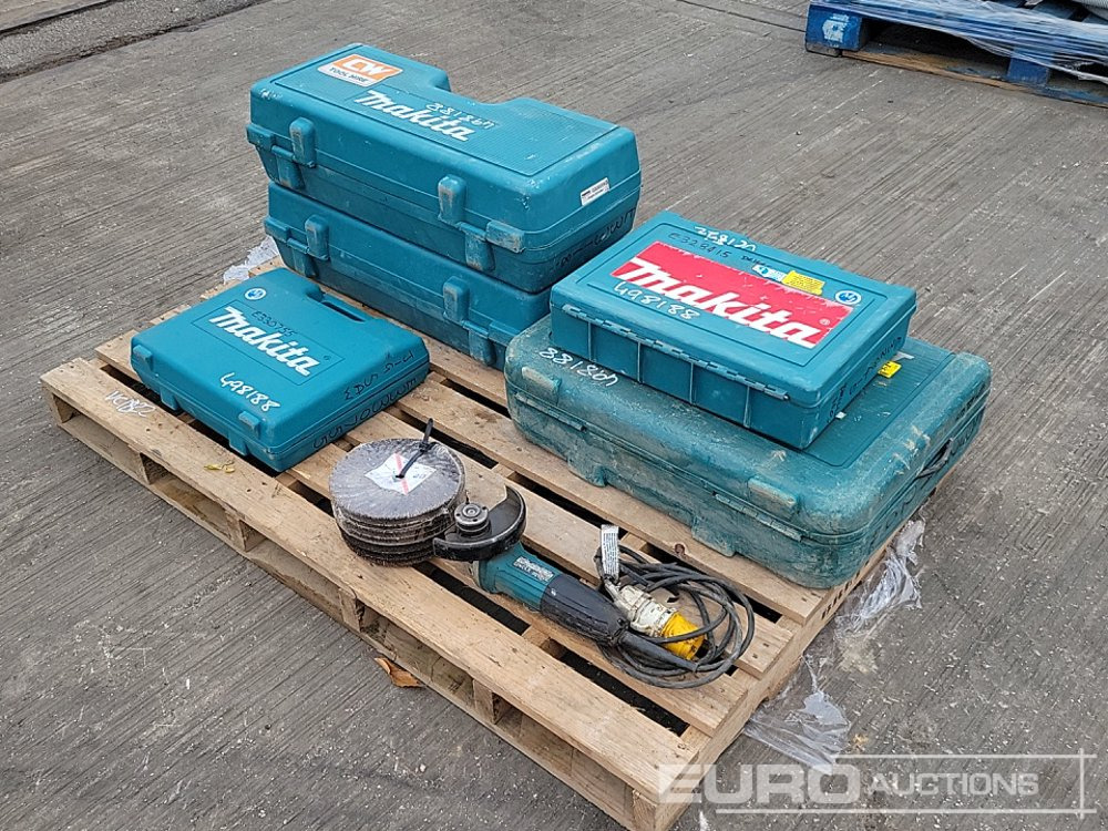 Makita HR3210C 110Volt Hammer Drill, GA9020 110Volt Angle Grinder (2 of), HP2050 110Volt Drill, 4350FCT 110Volt Jigsaw, GA4530R 110 Volt Angle Grinder - İnşaat ekipmanı: fotoğraf 1 Makita HR3210C 110Volt Hammer Drill, GA9020 110Volt Angle Grinder (2 of), HP2050 110Volt Drill, 4350FCT 110Volt Jigsaw, GA4530R 110 Volt Angle Grinder - İnşaat ekipmanı: fotoğraf 1
