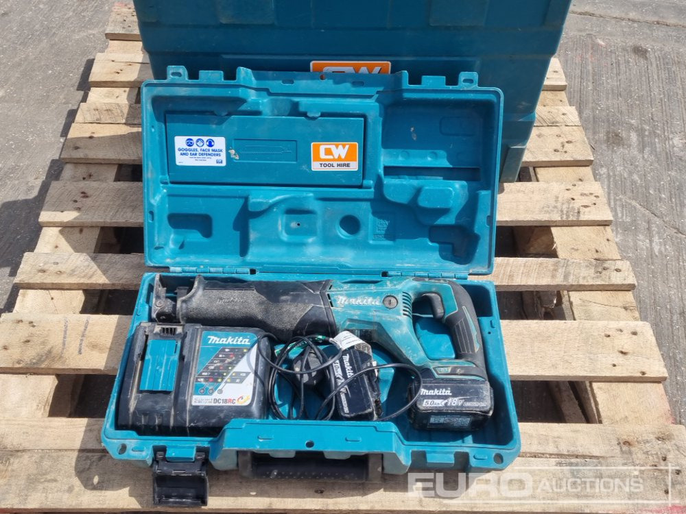 İnşaat ekipmanı Makitav110 VoltHammer Drill (2 of), Makita Cordless Rsipricating Saw, Probst Curb Lifter: fotoğraf 10