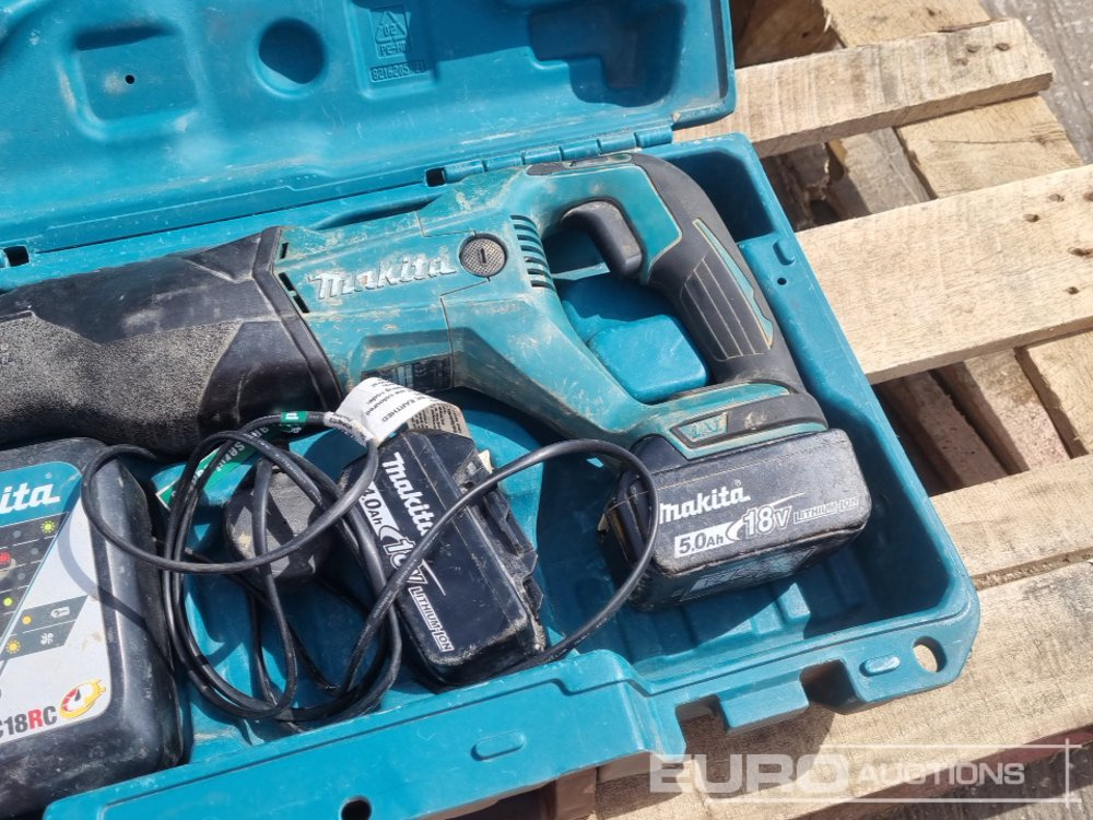 İnşaat ekipmanı Makitav110 VoltHammer Drill (2 of), Makita Cordless Rsipricating Saw, Probst Curb Lifter: fotoğraf 13