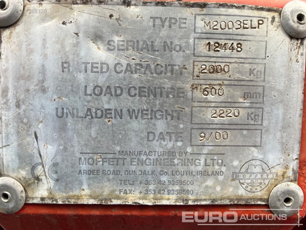 Moffett Mounty M2003 - Forklift: fotoğraf 5 Moffett Mounty M2003 - Forklift: fotoğraf 5