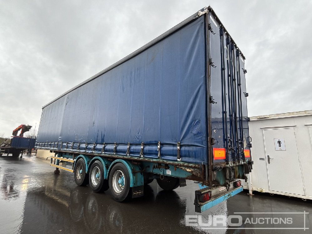 Montracon 45' Tri Axle Curtainsider Trailer, BPW Axles - Tenteli dorse: fotoğraf 3 Montracon 45' Tri Axle Curtainsider Trailer, BPW Axles - Tenteli dorse: fotoğraf 3